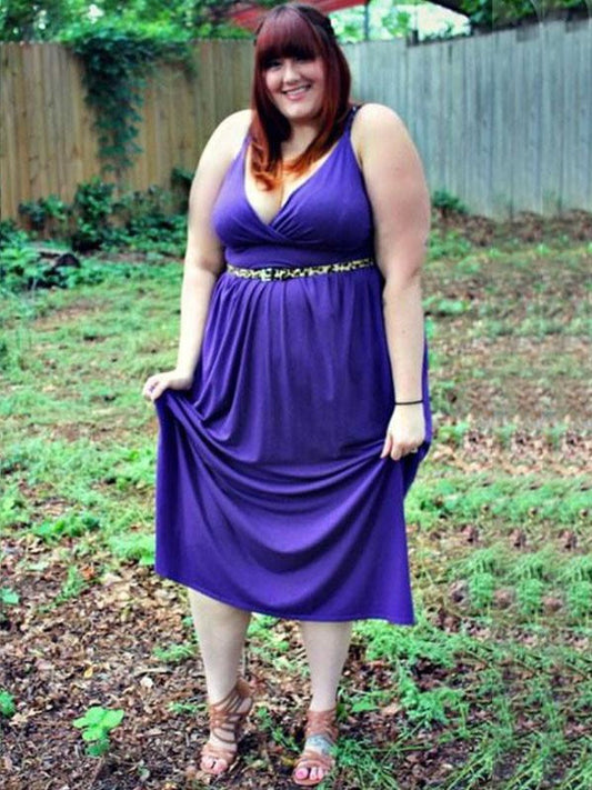 A-Line Straps Sleeveless Beading Ankle-Length Satin Plus Size Prom Dress