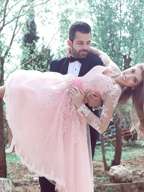 A-Line Tulle Sweetheart Sleeveless Short/Mini With Lace Homecoming Dress