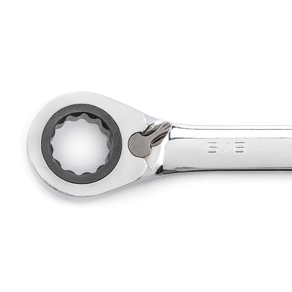8-Piece SAE Reversible Ratcheting Wrench Set – 72-Tooth, 12-Point