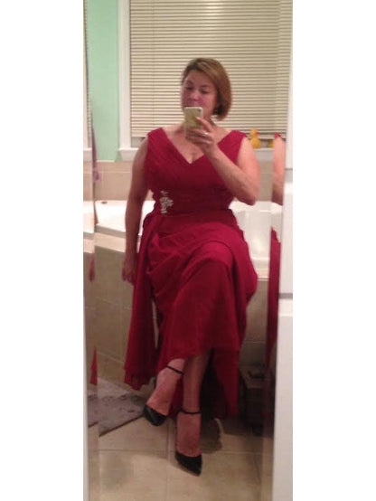 A-Line V-neck Sleeveless With Beading Floor-Length Chiffon Mother of the Bride Dress