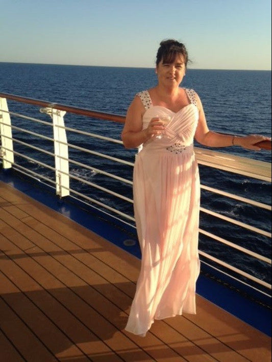 A-Line Straps Sleeveless With Beading Floor-Length Chiffon Mother of the Bride Dress