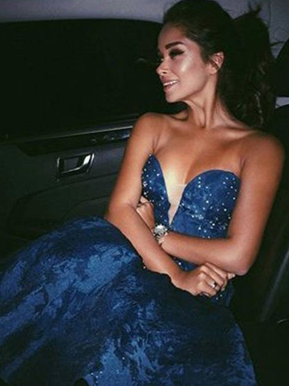 A-Line Sleeveless Sweetheart Satin With Beading Short/Mini Prom Dress